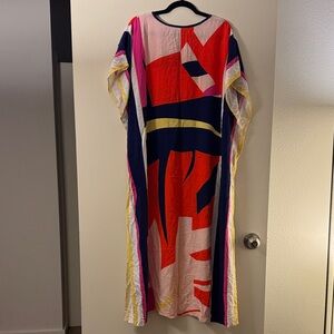 Vibrant Multicolor Maxi Dress